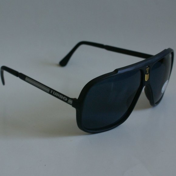 NWT TruVintage Combo frame "turbo" logo Navigator style smoke lens Sunglasses - Picture 3 of 5